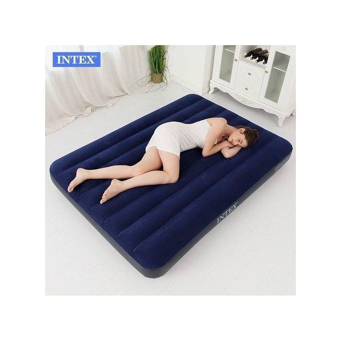 Intex 2.5*6 Inflatable Air Mattress in Kenya + Free Electric Air Pump - Ksh 4700